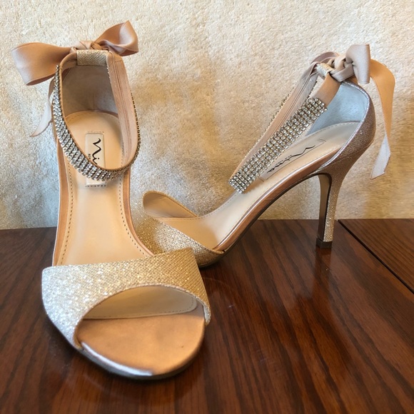 glitter 3 inch heels